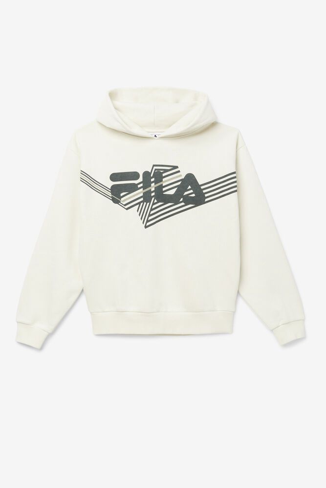 Fila Hoodie Mens White - Waldo - Philippines 9045387-ZW